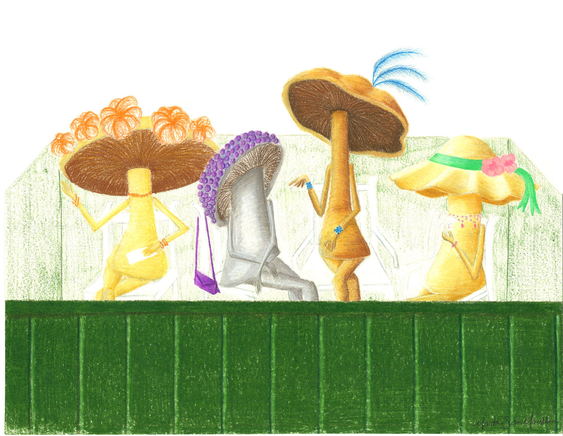 At the Races mushrooms at the Kentucky Derby
